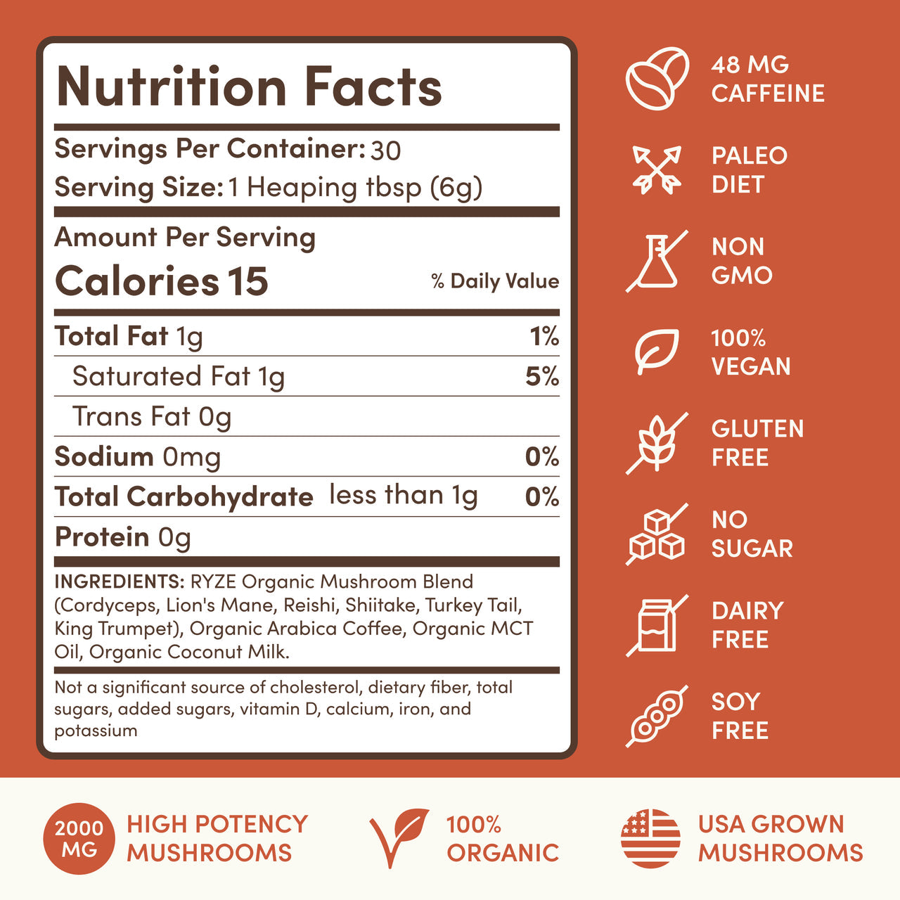 Ryze Mushroom Coffee Pack of 2 - Clearance Sale