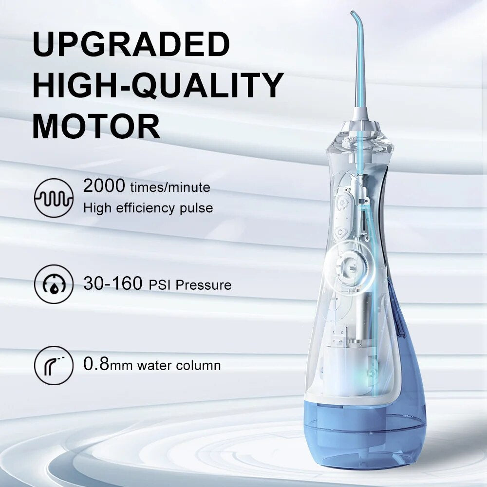 Oral Irrigator Dental Water Flosser Teeth Whitening Waterproof Portable Dental Water Jet Floss - Clearance Sale