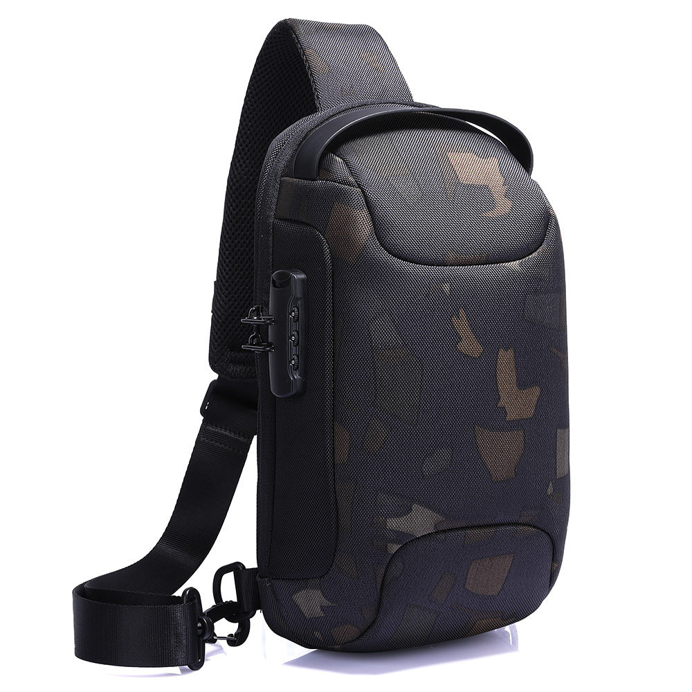 Hot Style Men's Sports Car Breast Bag Single Shoulder Bag Douyin - BalanceX