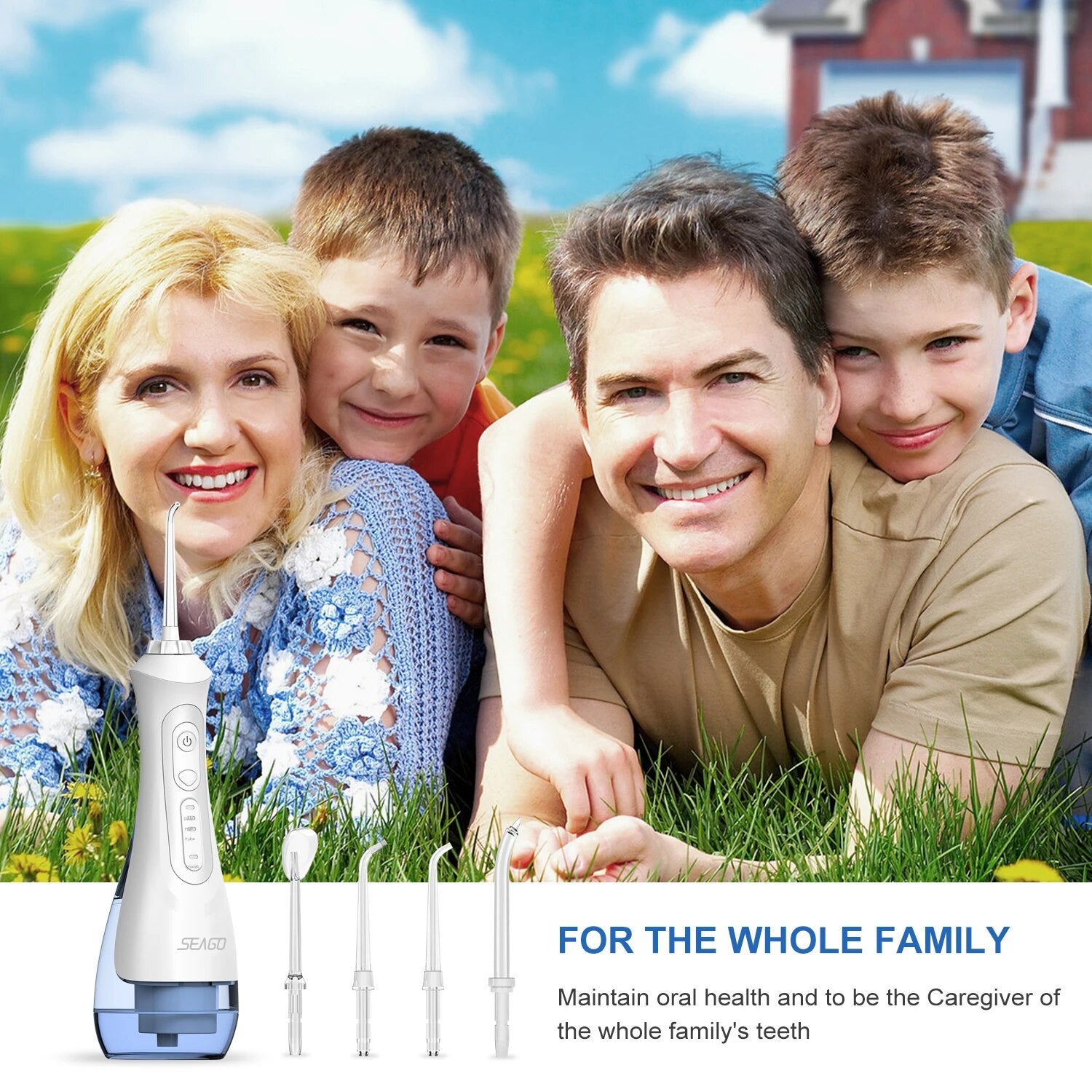 Oral Irrigator Dental Water Flosser Teeth Whitening Waterproof Portable Dental Water Jet Floss - Clearance Sale