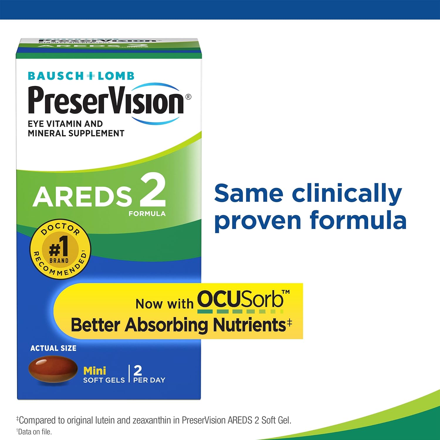 PreserVision AREDS 2 Eye Vitamin & 210 Softgels - Clearance Sale