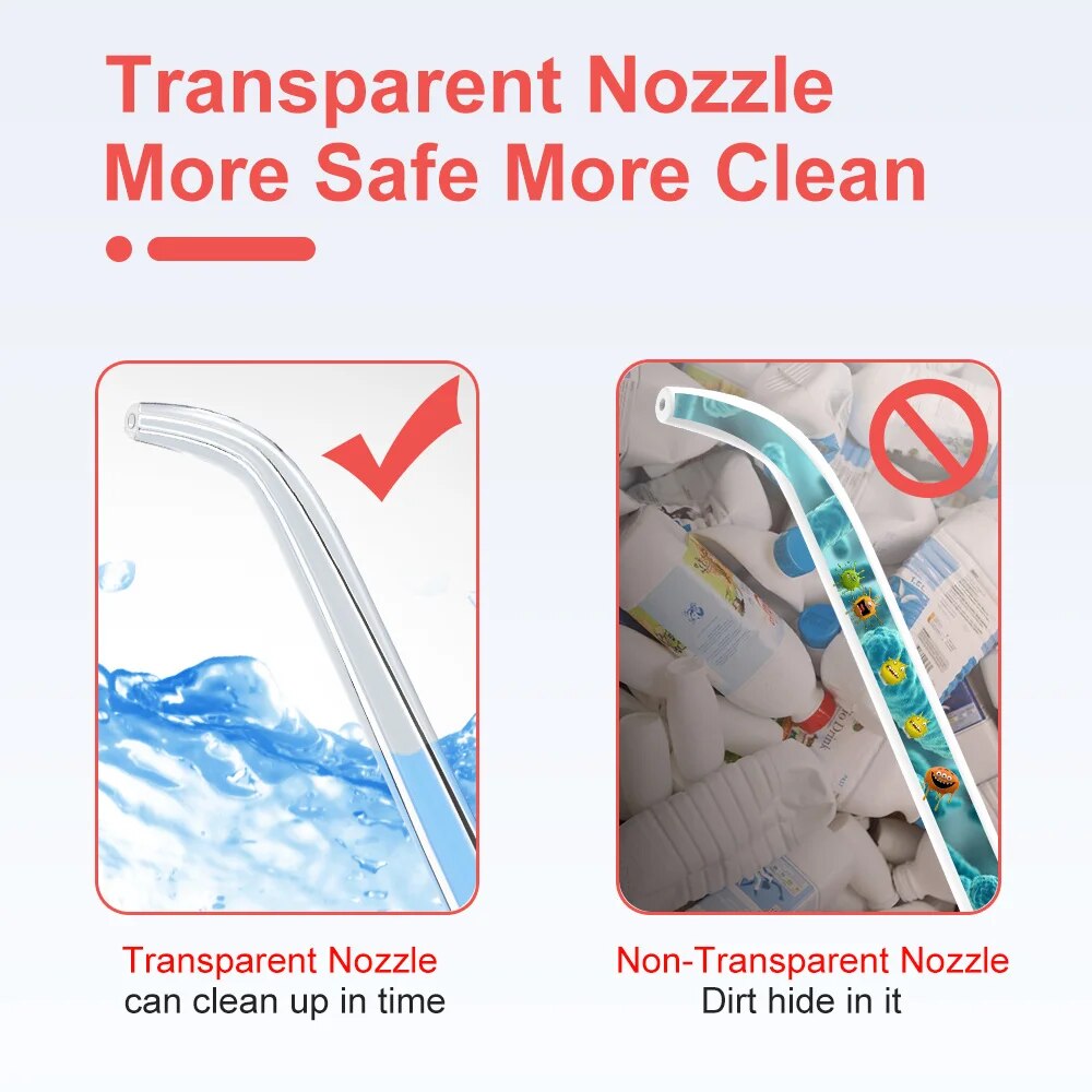 Oral Irrigator Dental Water Flosser Teeth Whitening Waterproof Portable Dental Water Jet Floss - Clearance Sale