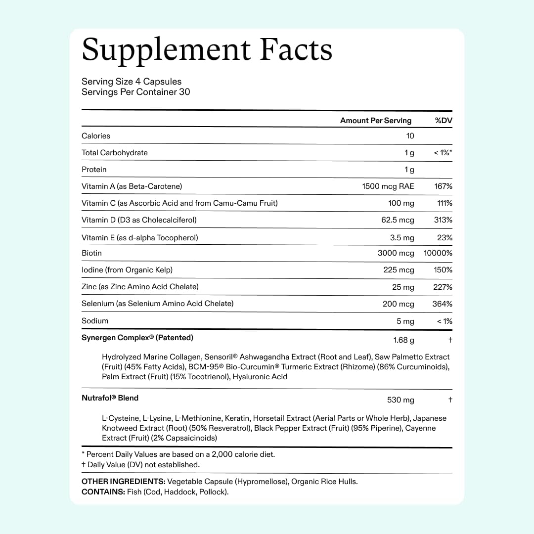 Nutrafol Women's Hair Growth Supplements - Clearance Sale
