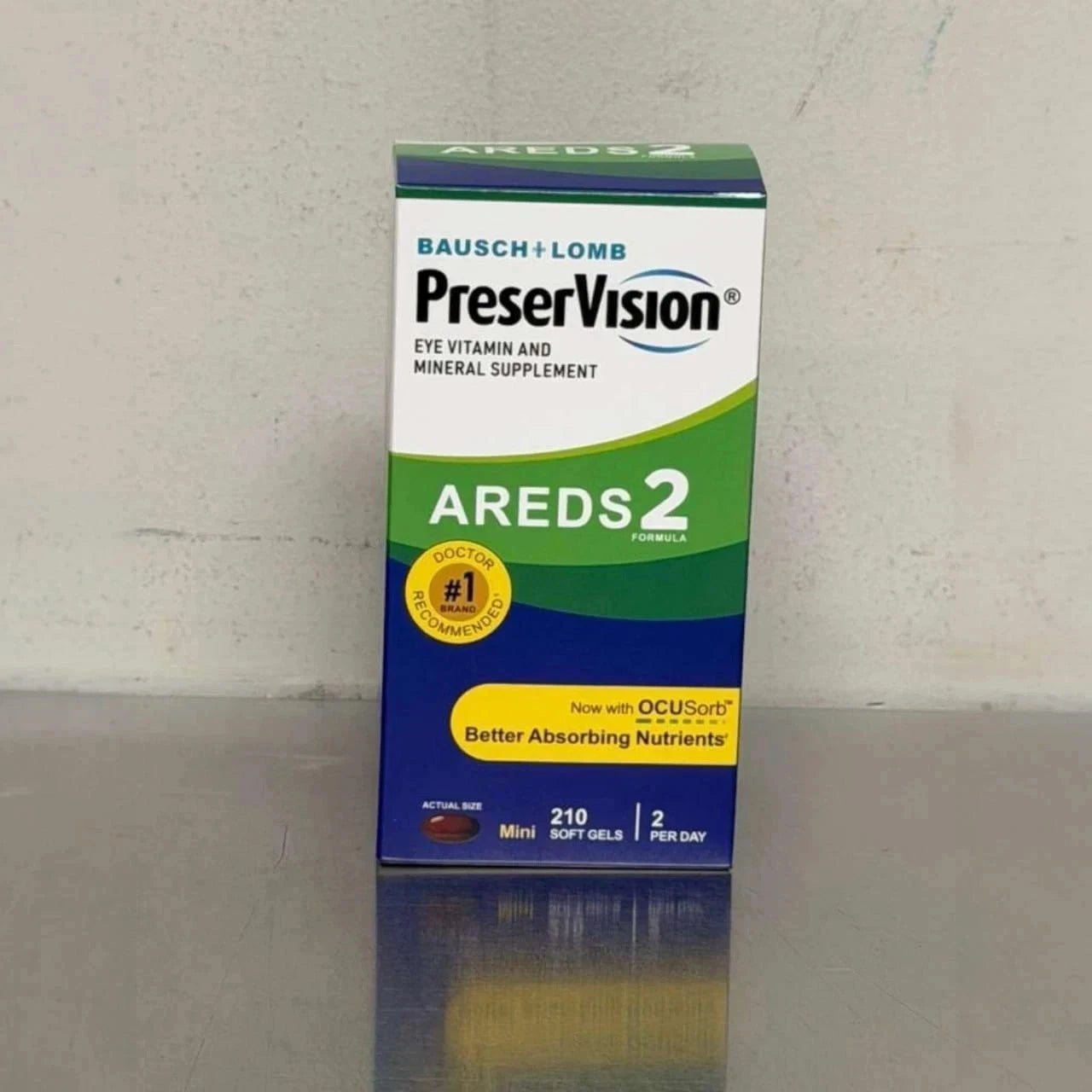 PreserVision AREDS 2 Formula - Pack of 2 - 210 count Soft Gels EXP 08/2027 - Clearance Sale