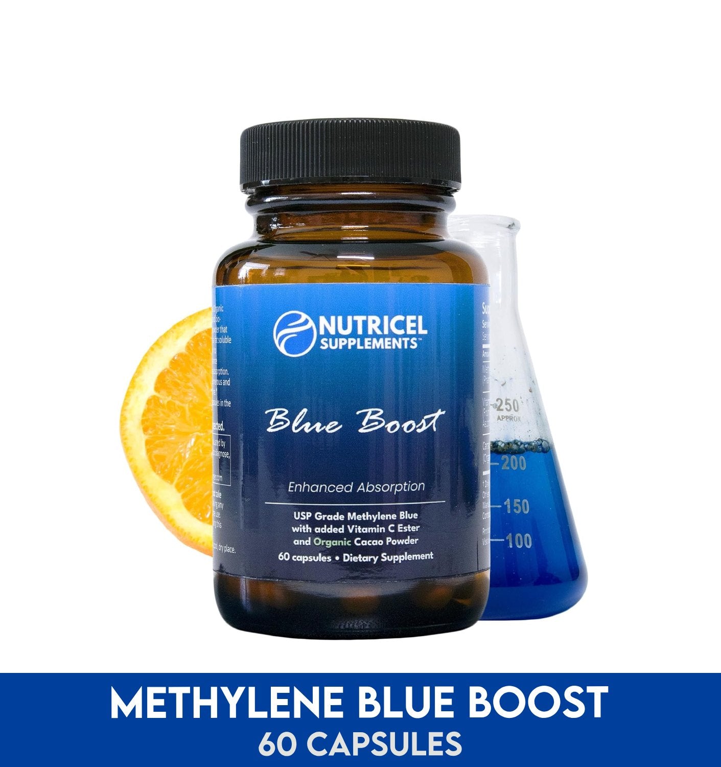 Nutricel Methylene Blue Boost 60 Servings - Clearance Sale