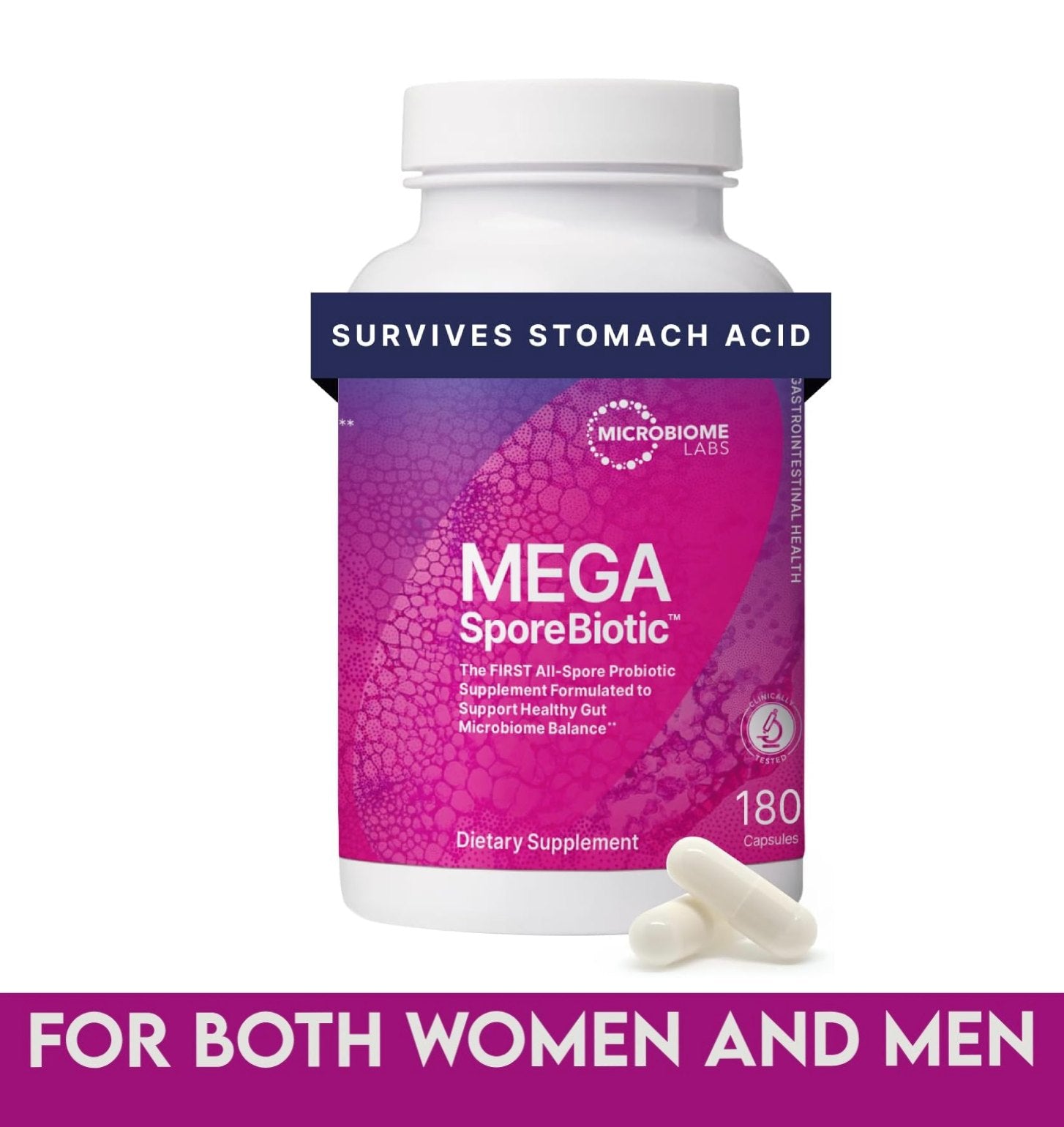 Microbiome Labs MegaSporeBiotic 180 capsules - Clearance Sale