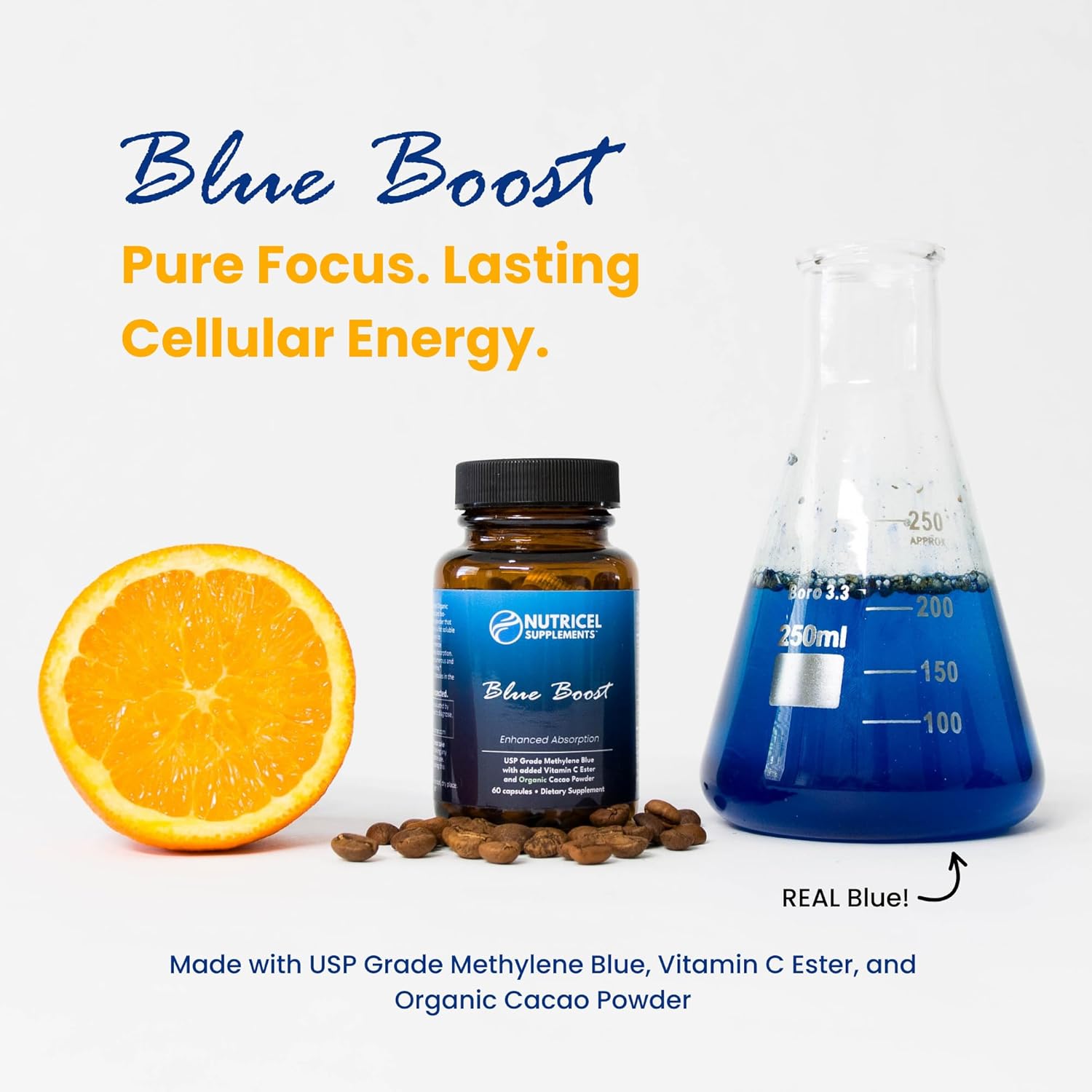 Nutricel Methylene Blue Boost 60 Servings - Clearance Sale