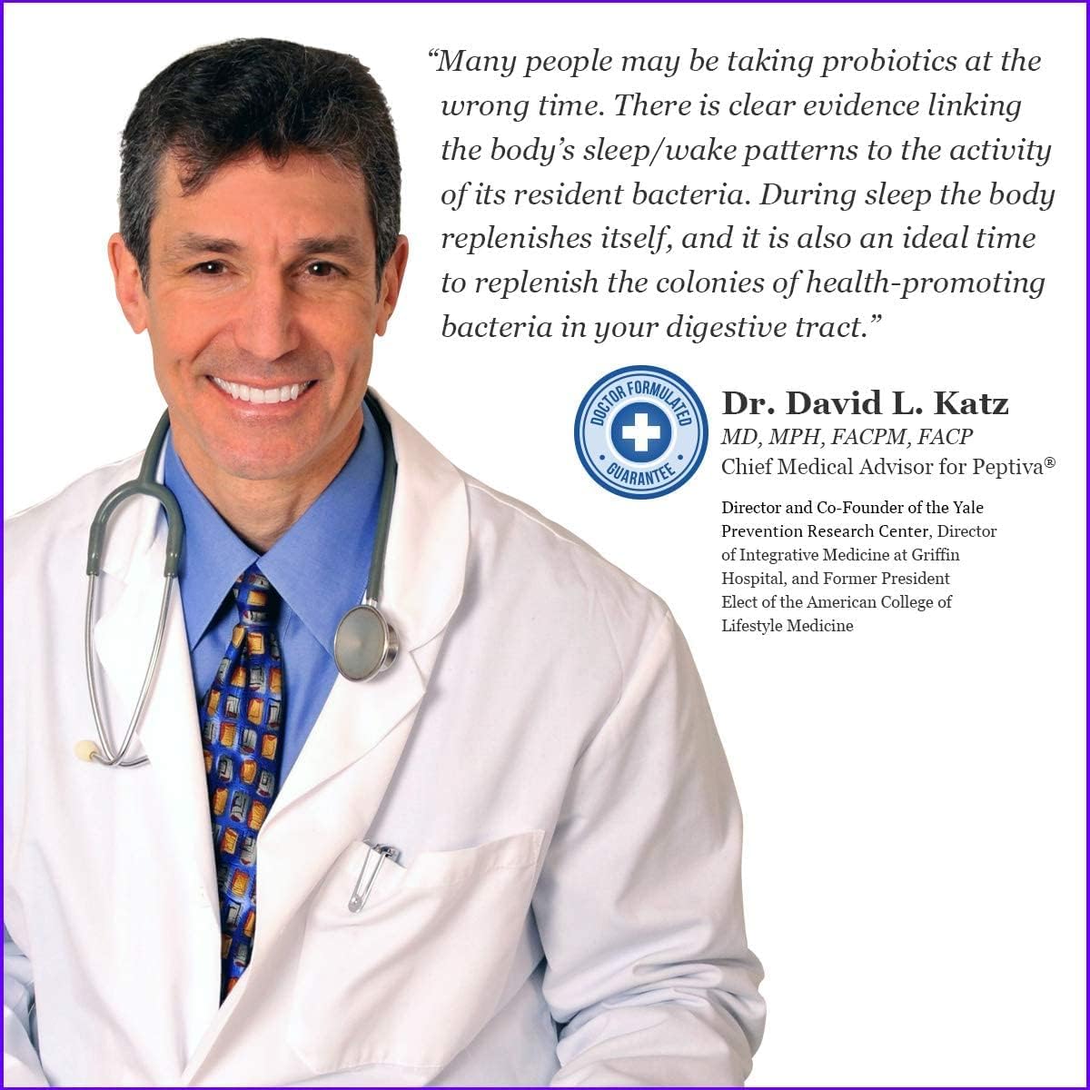 Peptiva 26 Billion CFU Probiotic and Sleep Support - 60 Count - Clearance Sale