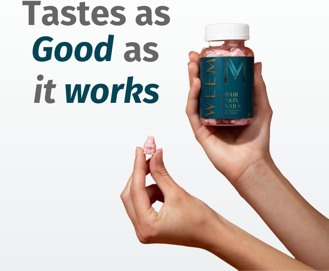 WEEM Pack of 2 Hair Skin and Nails Gummies - Clearance Sale