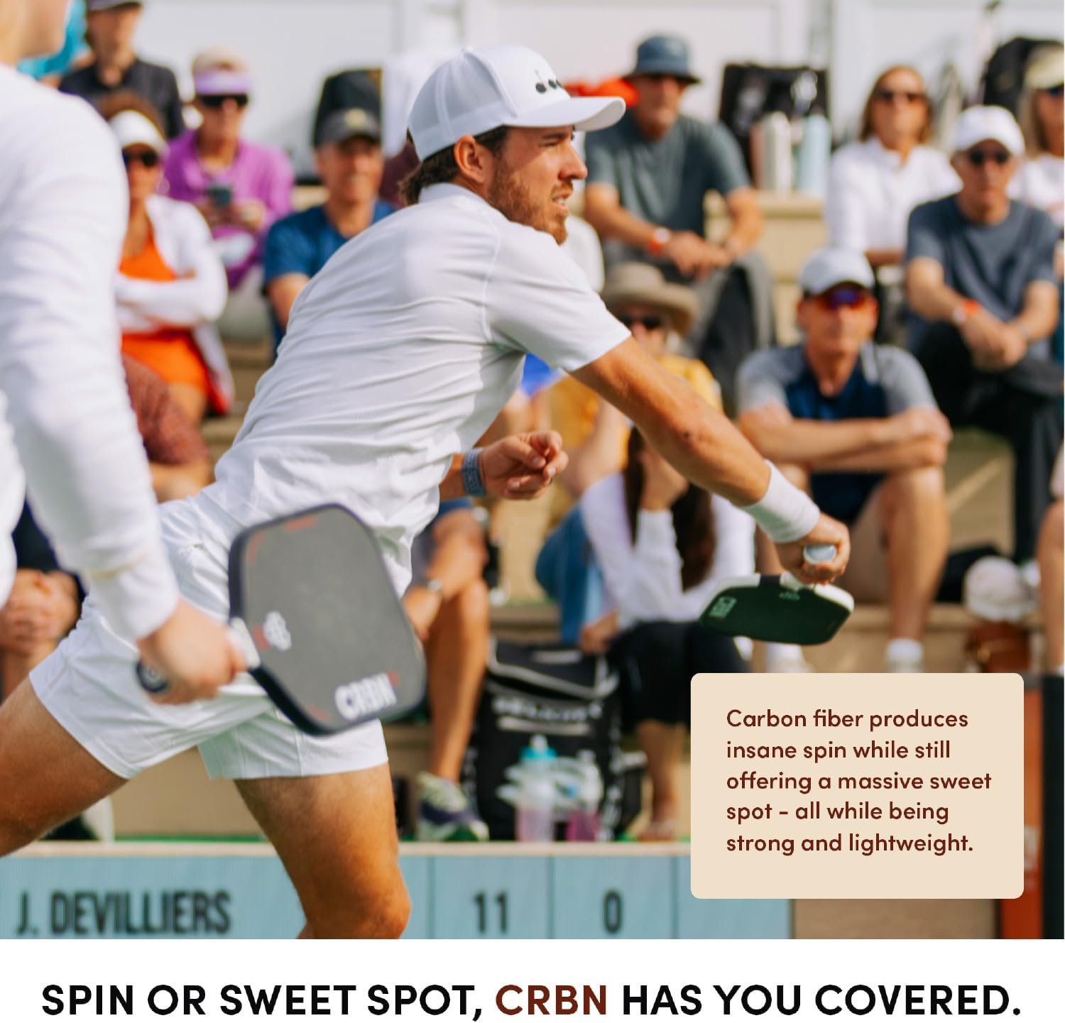 CRBN X Series Power - Carbon Fiber Pickleball Paddle with Foam Injected Edges - Clearance Sale