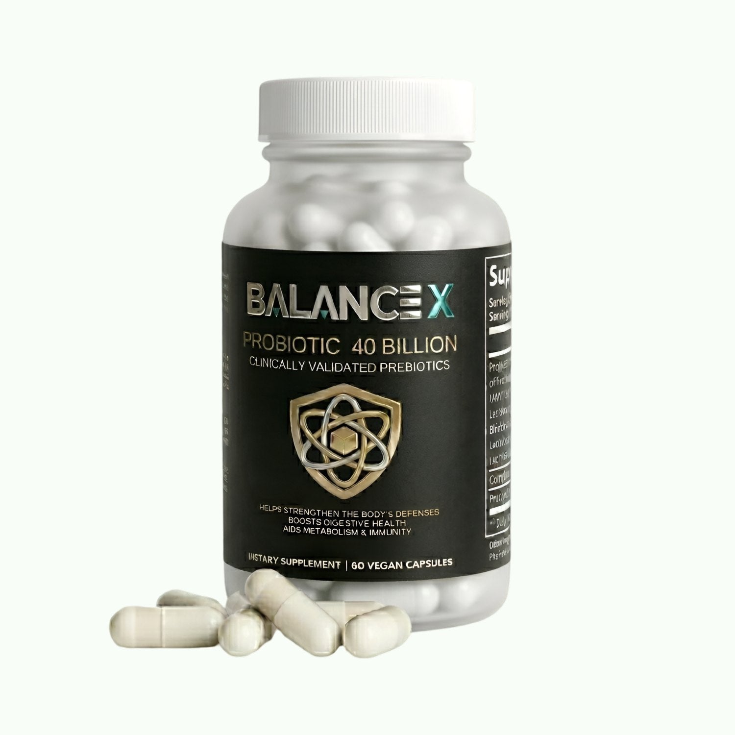 Balanced 40 Billion Probiotics Gut Support and Bloating Relief, Constipation - Clearance Sale / Similar to Bioma